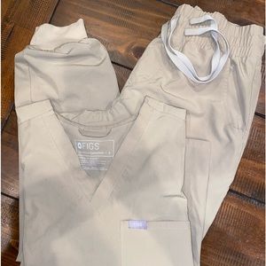 Figs FreeX FionLite Lined jogger sandstone set